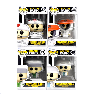 * Bundle of 4 South Park Boyband Funko Pops