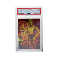 ⋆ C-3PO #82 Trading Card - 1996 Star Wars Finest - PSA 9 ⋆