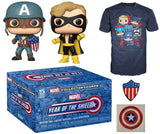 Marvel Collector Corps Box (Year of the Shield, Unsealed, Shirt Size L)  [Box Condition: 7/10]