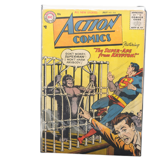 * Action Comics #218 – The Super-Ape from Krypton (1956) – DC Comics