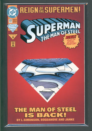 * 7BAP Uncirculated – Superman The Man of Steel #22 1993