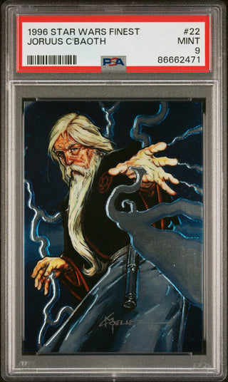 1996 STAR WARS FINEST JORUUS C'BAOTH  #22 - PSA 9