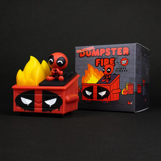 Deadpool Dumpster Fire Vinyl by 100% Soft