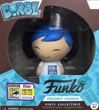 Dorbz Freddy Funko Blue Hair SE - 2017 SDCC Exclusive/400 Made