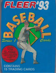 1993 Fleer Series 1 Baseball Cards Unopened Pack