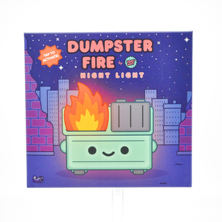 * Dumpster Fire Night Light Vinyl by 100% Soft