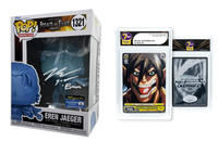 Signature Series Bryce Papenbrook Signed Pop & Card Bundle - Eren Jaeger (Attack on Titan)