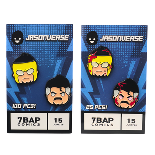 *Pre-Sale for On-Site Pickup* Invincible Jasonverse Limited Edition Enamel Pins - SDCC 7BAP Exclusive Limited Edition *Shot at Chase*