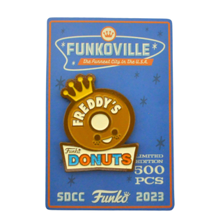 * Funko SDCC 2023 Funkoville Freddy's Donuts Enamel Pin /500 pieces