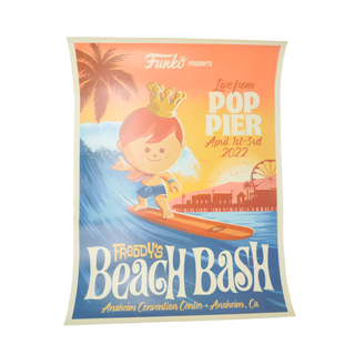 * Funko 2022 Wondercon Freddy's Beach Bash Poster