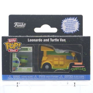 * Funko Bitty Pop! Rides Leonardo and Turtle Van, TMNT