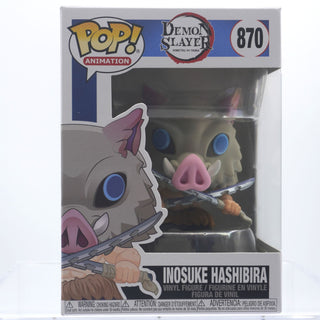 * Funko Pop! Inosuke Hashibira, Demon Slayer 870 Vinyl Figure in PopShield Protector