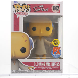 * Funko Pop! Glowing Mr. Burns Glow in the Dark, The Simpsons 1162 – Previews Exclusive Vinyl Figure in PopShield Protector