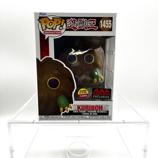 * Funko Pop! Kuriboh Glow in the Dark, Flocked, Yu-Gi-Oh! 1455 – AAA Anime Exclusive Vinyl Figure in PopShield Protector