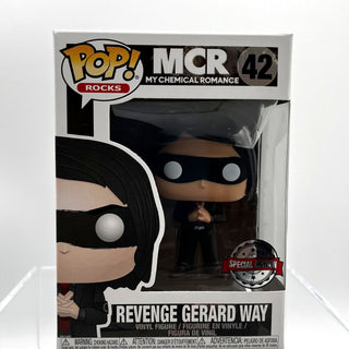 * Funko Pop! Revenge Gerard Way My Chemical Romance 42 – Special Edition Exclusive Vinyl Figure in PopShield Protector