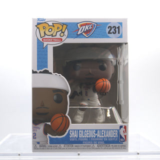 * Funko Pop! Shai Gilgeous-Alexander, Oklahoma City Thunder, NBA 231 Vinyl Figure in PopShield Protector