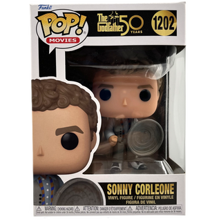 * Funko Pop! Sonny Corleone with Trash Can Lid, The Godfather 1202 Vinyl Figure in PopShield Protector