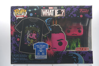 * Funko Pop! Infinity Killmonger Blacklight & Infinity Killmonger Tee 2XL, Sealed 989 – Target Exclusive Vinyl Figure
