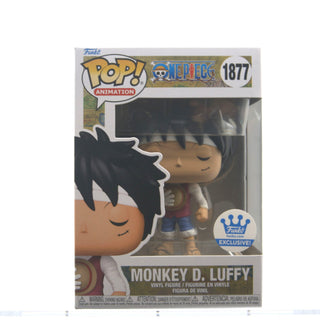 * Funko Pop! Monkey D. Luffy, 3D2Y, One Piece, Funko Shop Exclusive 1877 Vinyl Figure in PopShield Protector