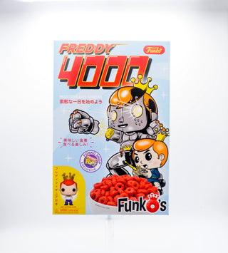 * Robot Freddy 4000 FunkO's Cereal Japanese with Freddy Funko Pocket Pop – Funko Shop Exclusive