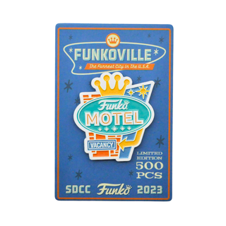* Funko 2023 SDCC Funkoville Motel Pin /500 pieces