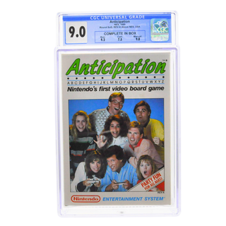 Graded NES Cart CIB - Anticipation CGC 9.0
