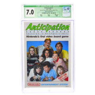 Graded NES Cart CIB - Anticipation CGC 7.0 *Missing Manual*