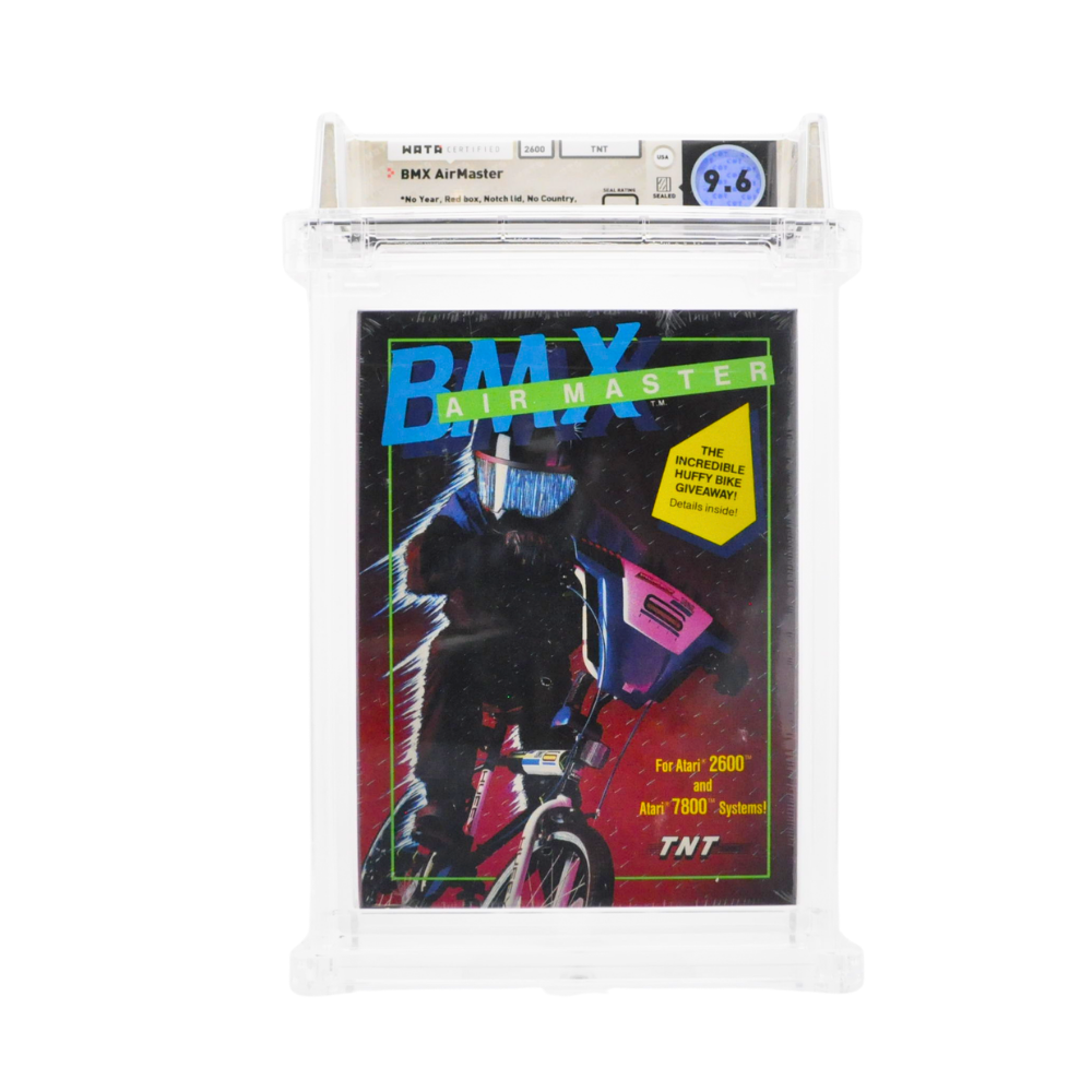 Graded Atari 2600 Cart in Box Sealed - BMX AirMaster WATA 9.6/A+