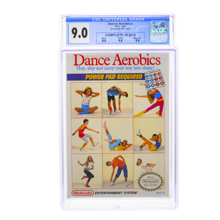 Graded NES Cart CIB - Dance Aerobics CGC 9.0 (2)