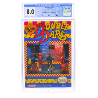 Graded NES Cart CIB - Double Dare CGC 8.0