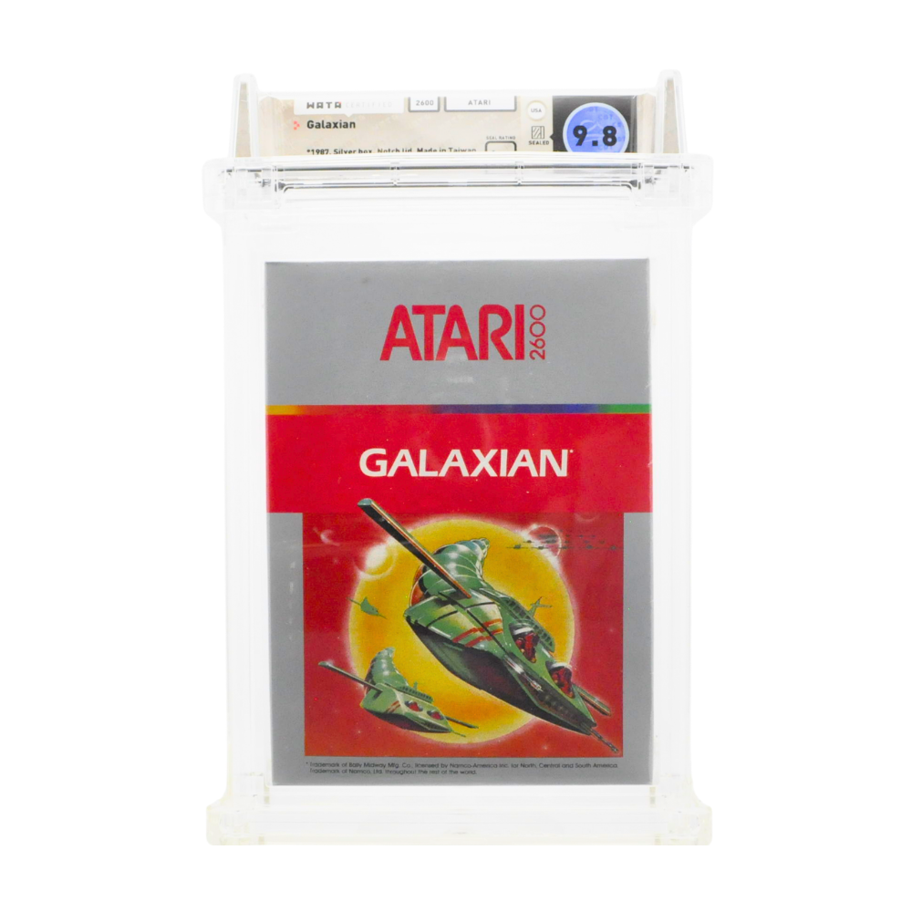 Graded Atari 2600 Cart in Box Sealed - Galaxian WATA 9.8/A++