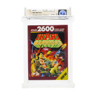 Graded Atari 2600 Cart in Box (Sealed) - Ikari Warriors WATA 9.6/A+