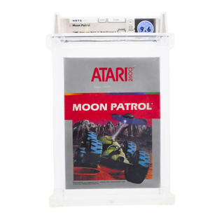 Graded Atari 2600 Cart in Box (Sealed) - Moon Patrol WATA 9.6/A++