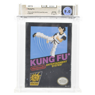 Graded NES Cart in Box (Sealed) - Kung Fu WATA 9.0/A