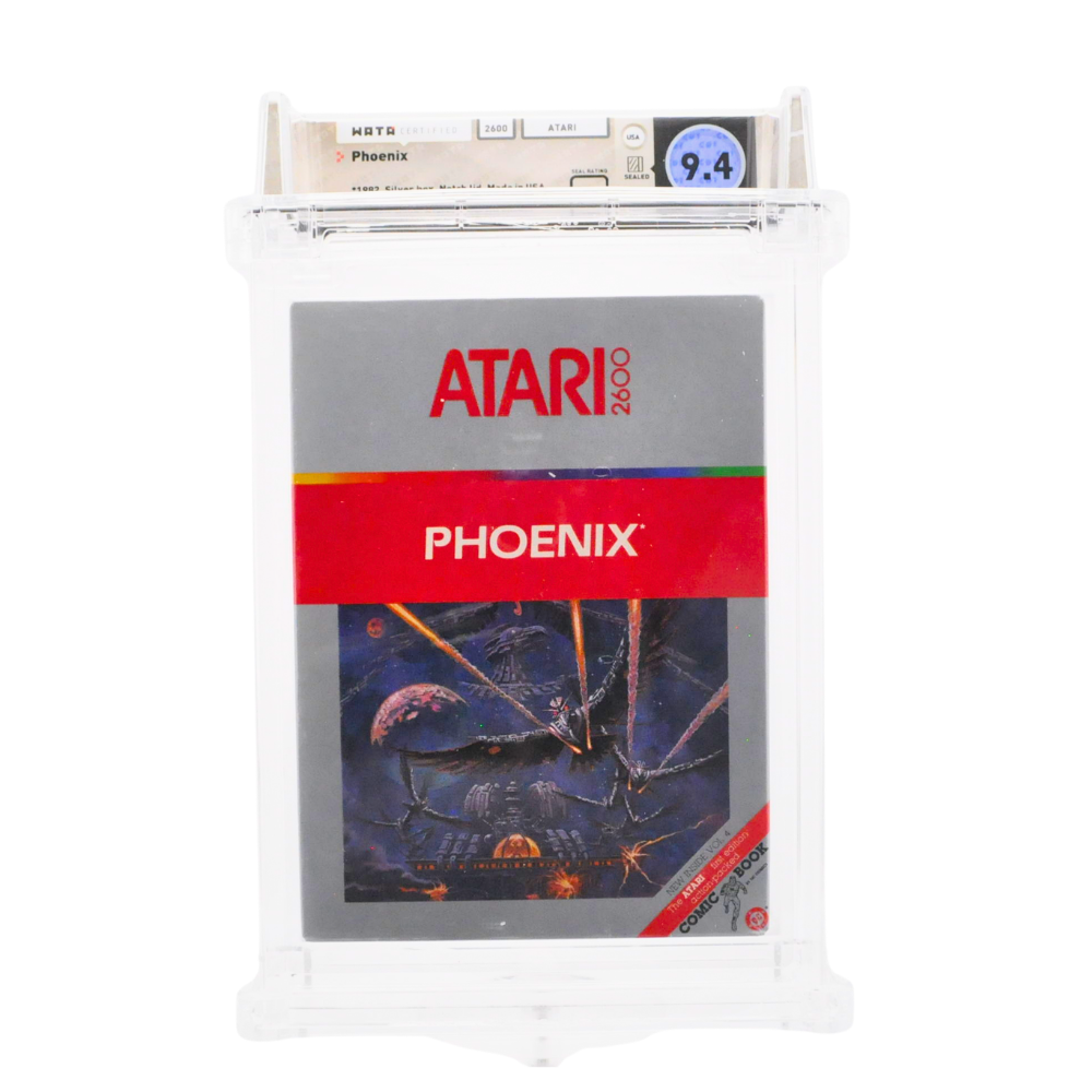 Graded Atari 2600 Cart in Box Sealed - Phoenix WATA 9.4/A++