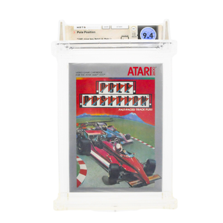 Graded Atari 2600 Cart in Box (Sealed) - Pole Position WATA 9.4/A++