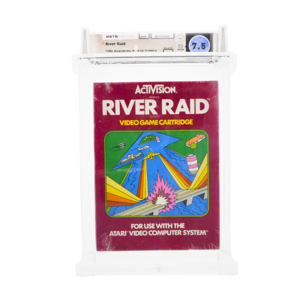 Graded Atari 2600 Cart in Box Sealed - River Raid WATA 7.5/A+