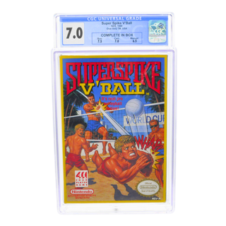 Graded NES Cart CIB - Super Spike V'Ball CGC 7.0