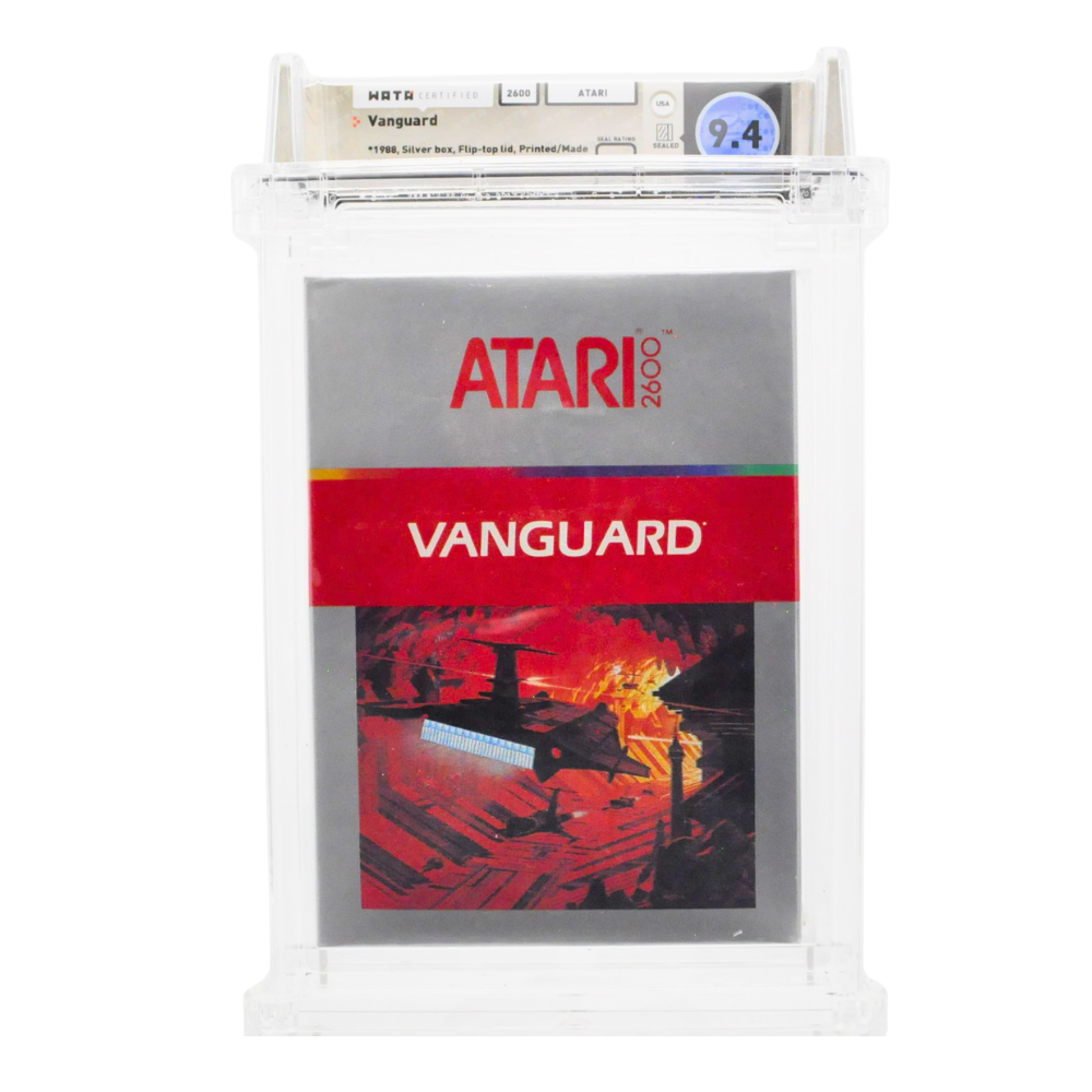 Graded Atari 2600 Cart in Box Sealed - Vanguard WATA 9.4/A++