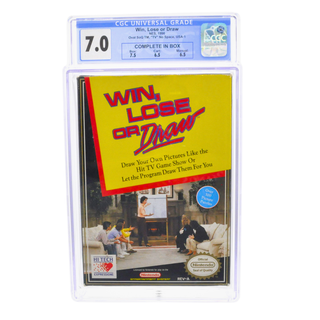 Graded NES Cart CIB - Win, Lose, or Draw CGC 7.0