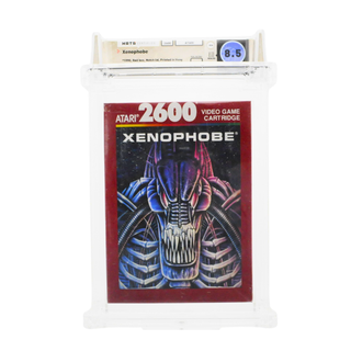 Graded Atari 2600 Cart in Box (Sealed) - Xenophobe WATA 8.5/A+