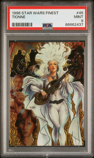 1996 STAR WARS FINEST TIONNE  #45 - PSA 9