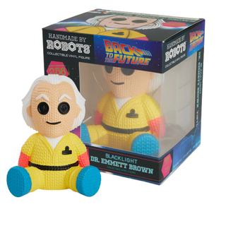 Handmade By Robots Vinyl - Dr. Emmett Brown (Blacklight) 256 - Limited Edition