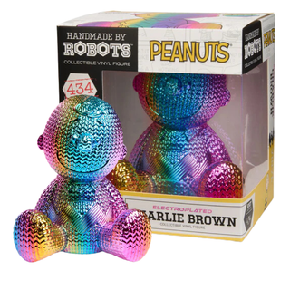 Handmade By Robots Vinyl - Charlie Brown (Electroplated) 434 - Collector Edition