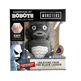 * Handmade by Robots – Creature From The Black Lagoon (Metallic, Black & White, Universal Monsters) 246 – Plastic Empire Exclusive /240 pieces