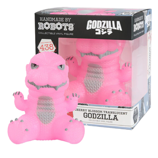 Handmade By Robots Vinyl - Godzilla (Cherry Blossom Translucent) 438 - Collector Edition