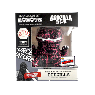 * Handmade By Robots Vinyl – Godzilla Pink Crackle – First to Market 7BAP Exclusive NYCC 2025 /180 pieces