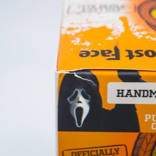 * Handmade By Robots Vinyl – Ghost Face Glow in the Dark, Pumpkin Orange, Scream 264 – Limited Edition Geek Fuel Exclusive /500 pieces