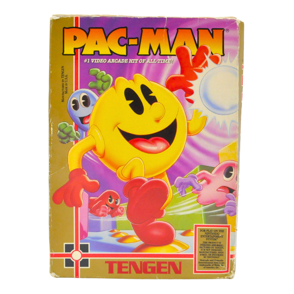 NES Cart in Box - Pac-Man (Tengen, No Manual) | 7 Bucks a Pop