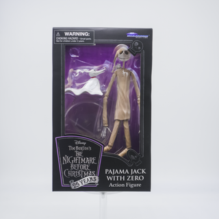 * Disney Diamond Select Toys The Nightmare Before Christmas Pajama Jack with Zero Figure